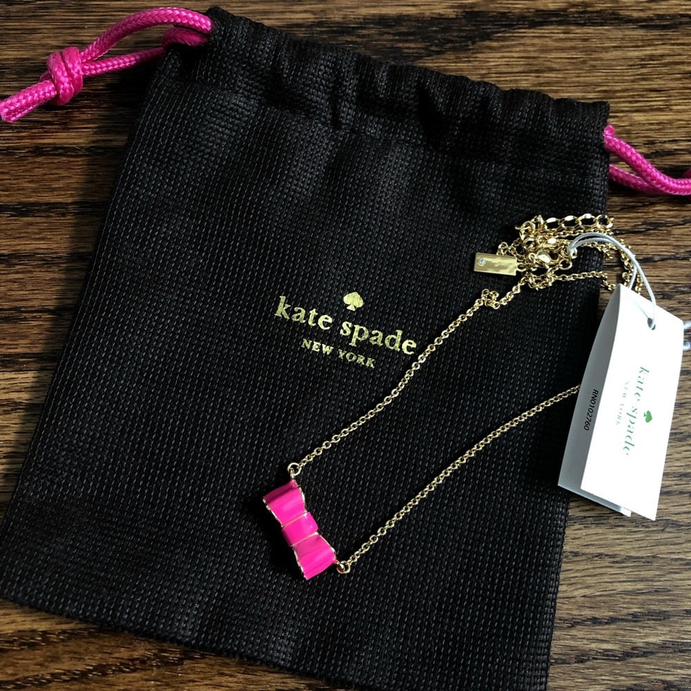 Kate Spade bow necklace